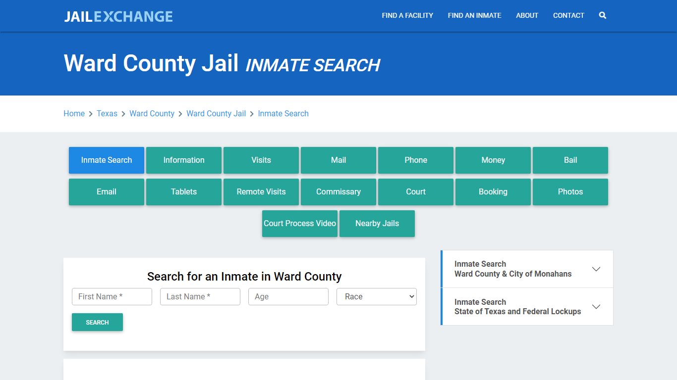 Ward County Jail, TX Inmate Search: Roster & Mugshots